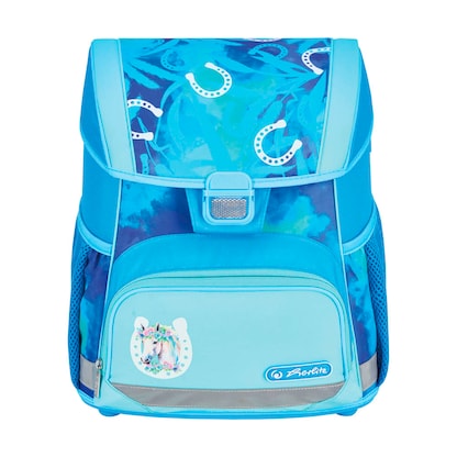 Artikelbild 3 für herlitz Schulranzen-Set Loop Plus Lucky Horse Kunstfaser grün, Artikelnummer 556336