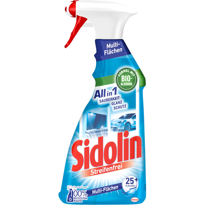 Artikelbild 18 für Sidolin All in 1 Multi-Flächen Glasreiniger 0,50 l, Artikelnummer 573463