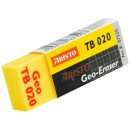 Artikelbild 3 für ARISTO Radiergummi Geo TB020 gelb/weiß, 1 St., Artikelnummer 713448