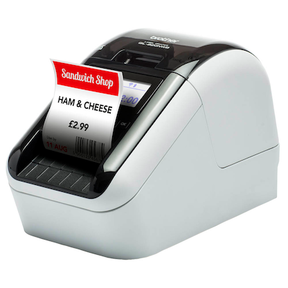 Artikelbild 10 für brother QL-820NWBc Etikettendrucker weiß, schwarz, Artikelnummer 800702