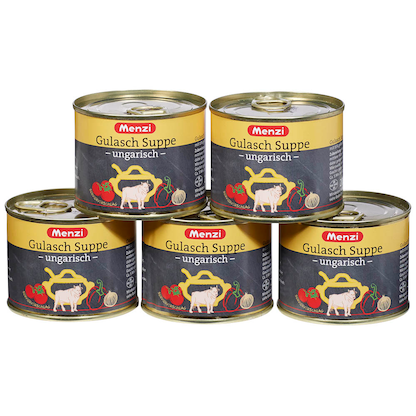 Artikelbild für Menzi ungarische Gulasch Suppe Eintopf 5x 200,0 ml, Artikelnummer 179024