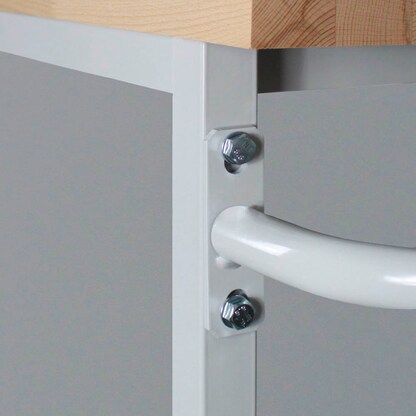 Artikelbild 3 für ADB Werkbank lichtgrau, anthrazitgrau 130,0 x 60,0 x 82,7 cm, Artikelnummer 204999