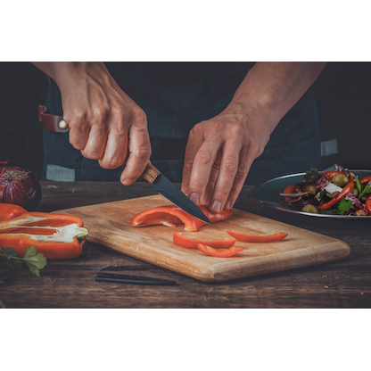 Artikelbild 6 für NIROSTA Küchenmesser Flow Fair schwarz, Klinge: 8,5 cm, 1 St., Artikelnummer 584419