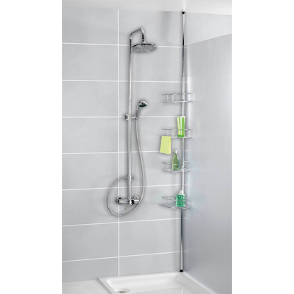 Artikelbild 7 für WENKO Teleskop-Duschregal Dolcedo silber 31,0 x 23,0 x 65,0 - 275,0 cm, Artikelnummer 531787