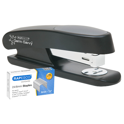 Artikelbild für RAPESCO® Heftgerät Germ-Savvy ECO Sting Ray schwarz, Artikelnummer 710438