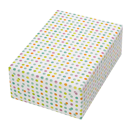 Artikelbild für JUNG SCHÖNER VERPACKEN Geschenkpapier Punkto Punkte mehrfarbig, 20,0 m, Artikelnummer 104012