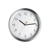 Artikelbild 1 für TFA® Wanduhr 98.1045 weiß silber Aluminium, Ø 29,5 cm, Artikelnummer 914729