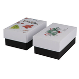 Artikelbild 1 für 2 BUNTBOX Weihnachten L Geschenkboxen-Set weiß, Artikelnummer 304107