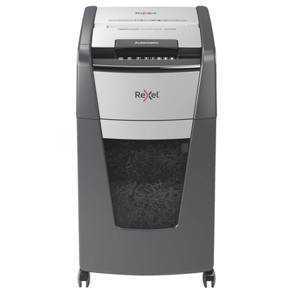 Artikelbild 2 für Rexel Optimum AutoFeed+ 225M Aktenvernichter mit Partikelschnitt P-5, 2 x 15 mm, bis 225 Blatt, schwarz, Artikelnummer 267532