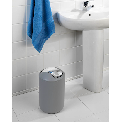 Artikelbild 3 für WENKO Kosmetikeimer 6,5 l grau, 1 St., Artikelnummer 665774