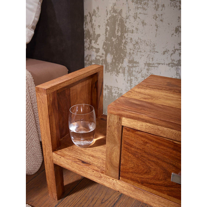 Artikelbild 5 für WOHNLING Nachttisch Massivholz sheesham 60,0 x 30,0 x 40,0 cm, Artikelnummer 904694