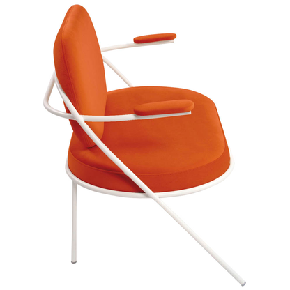 Artikelbild 3 für meet powered by PAPERFLOW 2-Sitzer Sofa SATURNE rost weiß Stoff, 1 St., Artikelnummer 231189