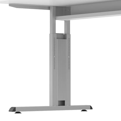 Artikelbild 8 für HAMMERBACHER OS 19 höhenverstellbarer Schreibtisch ahorn rechteckig, C-Fuß-Gestell silber 180,0 x 80,0 cm, Artikelnummer 656936