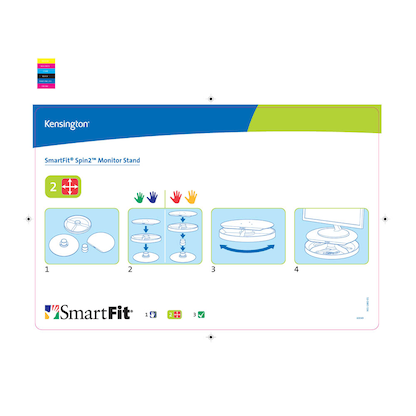 Artikelbild 7 für Kensington Monitor-Drehteller Spin2 schwarz, Artikelnummer 421329
