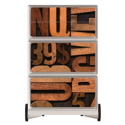 Artikelbild 3 für PAPERFLOW easyBox Industrial Rollcontainer weiß, bunt 4 Auszüge 39,0 x 43,6 x 64,2 cm, Artikelnummer 214959