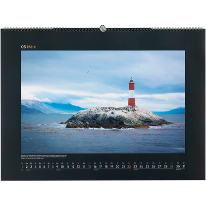 Artikelbild 4 für KUNTH Monats-Wandkalender Leuchttürme 2026, Artikelnummer 575919