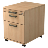 Artikelbild 1 für HAMMERBACHER AC20 SG Rollcontainer eiche 3 Auszüge 42,8 x 58,0 x 59,0 cm, Artikelnummer 860200