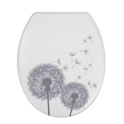 Artikelbild für WENKO WC-Sitz mit Absenkautomatik Pusteblumen weiß, Artikelnummer 666047