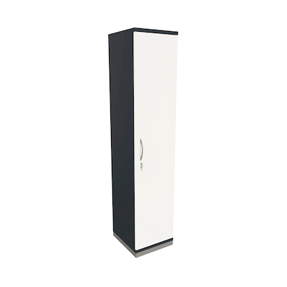 Artikelbild 7 für fm Aktenschrank Sidney, 4260429764655 lavagrau, weiß 4 Fachböden 40,0 x 44,2 x 186,9 cm, Artikelnummer 411704