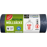 Artikelbild 1 für GUT&GÜNSTIG Müllbeutel RECYCLING 120,0 l schwarz, 10 St., Artikelnummer 990657