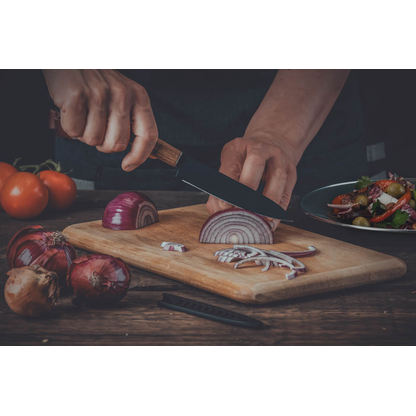 Artikelbild 6 für NIROSTA Küchenmesser Flow Fair schwarz, Klinge: 13,5 cm, 1 St., Artikelnummer 584259