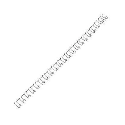 Artikelbild 7 für 100 GBC Drahtbinderücken silber für 70 Blatt, Artikelnummer 857359