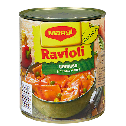Artikelbild für Maggi® Ravioli Gemüse Fertiggericht 800,0 g, Artikelnummer 196572