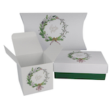 Artikelbild 1 für 3 BUNTBOX Frohes Fest M Geschenkboxen-Set weiß, Artikelnummer 304073