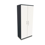 Artikelbild 1 für fm Aktenschrank Sidney, 4260429764624 lavagrau, weiß 4 Fachböden 80,0 x 44,2 x 186,9 cm, Artikelnummer 411717