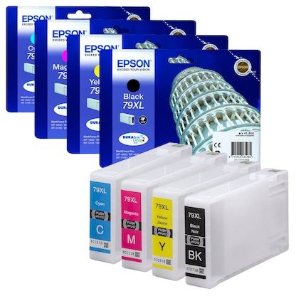 Artikelbild 4 für EPSON 79XL / T7901XL/T7902XL/T7903XL/T7904XL schwarz, cyan, magenta, gelb Druckerpatronen, 4er-Set, Artikelnummer 458509