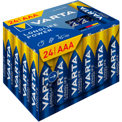 Artikelbild 3 für 24 VARTA Batterien LONGLIFE Power Cube Micro AAA 1,5 V, Artikelnummer 552867