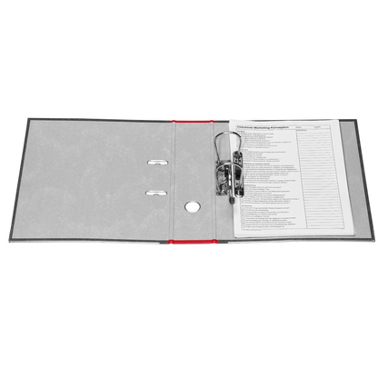 Artikelbild 6 für AKTION: 10 LEITZ 1080 Ordner rot marmoriert Karton 8,0 cm DIN A4, Artikelnummer 653799