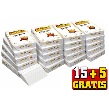 Artikelbild 6 für 15 + 5 GRATIS: office discount Kopierpapier officeprint universal DIN A4 80 g/qm 15x 500 Blatt + GRATIS 5x 500 Blatt, Artikelnummer 136558