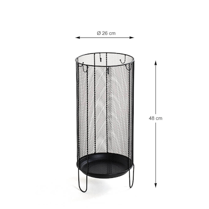 Artikelbild 6 für HAKU Möbel Schirmständer 24598 schwarz, Metall, Artikelnummer 774412