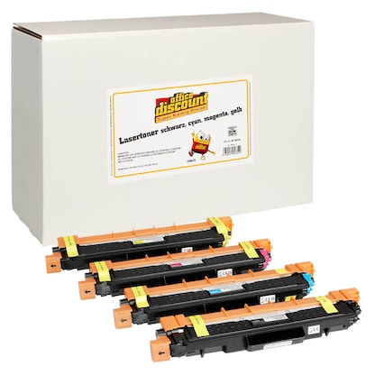 Artikelbild 9 für office discount schwarz, cyan, magenta, gelb Toner kompatibel zu brother TN243BK/C/M/Y, 4er-Set, Artikelnummer 891362