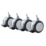 Artikelbild 1 für Kerkmann Rollen für Schreibtische Move 4, 1 Set, Artikelnummer 155246