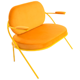 Artikelbild 1 für meet powered by PAPERFLOW 2-Sitzer Sofa SATURNE safran Stoff, 1 St., Artikelnummer 231609