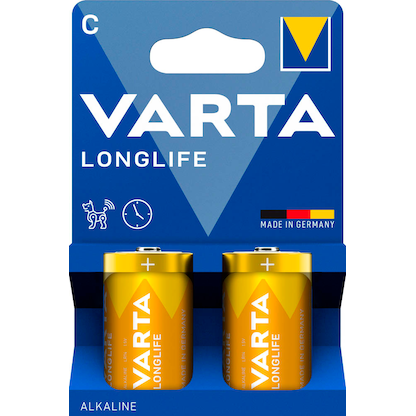 Artikelbild 2 für 2 VARTA Batterien LONGLIFE Baby C 1,5 V, Artikelnummer 553582