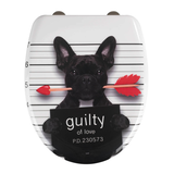 Artikelbild 1 für WENKO WC-Sitz mit Absenkautomatik Guilty Dog weiß, Artikelnummer 666187