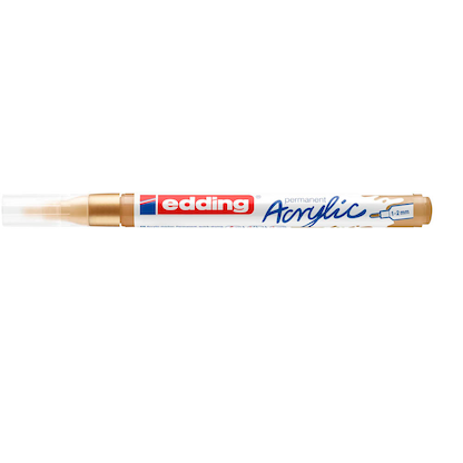 Artikelbild 3 für edding 5300 Acrylstift gold 1,0 - 2,0 mm, 1 St., Artikelnummer 534366