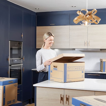 Artikelbild 5 für 5 Bankers Box Umzugskartons SmoothMove Prime 46,4 x 39,0 x 29,4 cm, Artikelnummer 538969