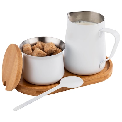 Artikelbild 2 für APS Milch- und Zucker-Set Miluro weiß/braun, Artikelnummer 645568