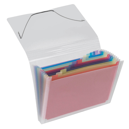 Artikelbild für VELOFLEX Fächermappe Crystal 12 Fächer transparent, Artikelnummer 333443