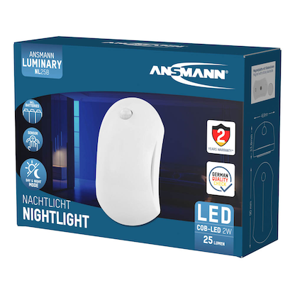 Artikelbild 13 für ANSMANN Mini LED-Sensor NL25B LED Nachtlicht weiß 9,0 cm, Artikelnummer 775967