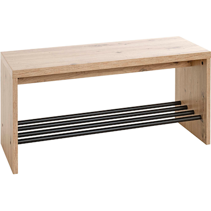 Artikelbild 3 für HAKU Möbel Schuhbank 37449 eiche-hell Holz 80,0 cm, Artikelnummer 965487