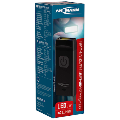 Artikelbild 15 für ANSMANN KL80R LED Taschenlampe schwarz, Artikelnummer 173946