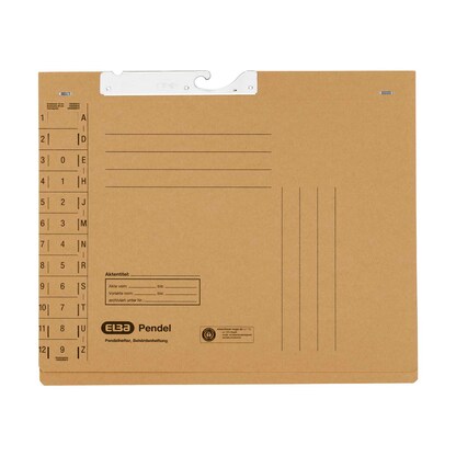 Artikelbild 2 für ELBA Pendelhefter Karton naturbraun 1 x Amtsheftung, Artikelnummer 751034