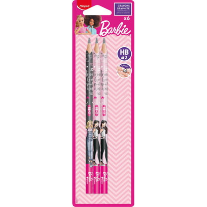 Artikelbild 17 für maped Barbie Bleistifte HB rosa, grau, 6 St., Artikelnummer 260418