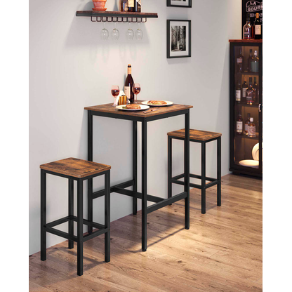 Artikelbild 3 für VASAGLE Stehtisch braun 60,0 x 60,0 x 92,0 cm, Artikelnummer 289656