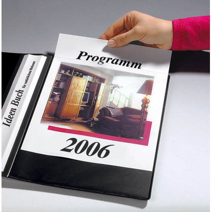 Artikelbild 2 für FolderSys Sichtbuch DIN A4, 100 Hüllen schwarz, 1 St., Artikelnummer 479758